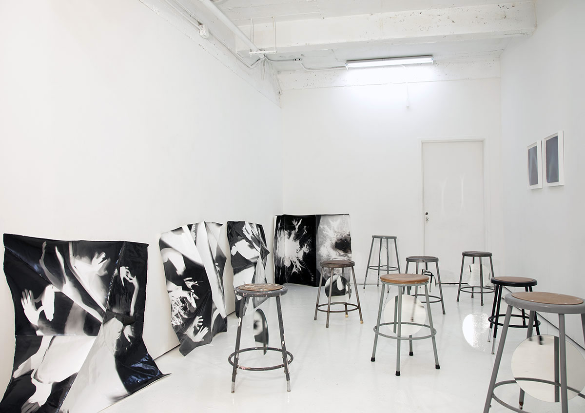 Anne Eastman and Tatiana Kronberg Installation view at Essex Flowers, 2014